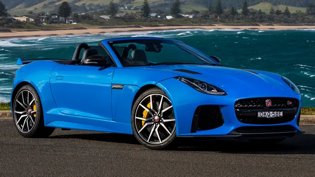Jaguar F-Type SVR кабриолет 2016 03 HD обои