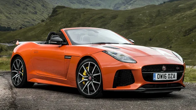 Jaguar F-Type SVR Cabrio 2016 06 HD fondo de pantalla