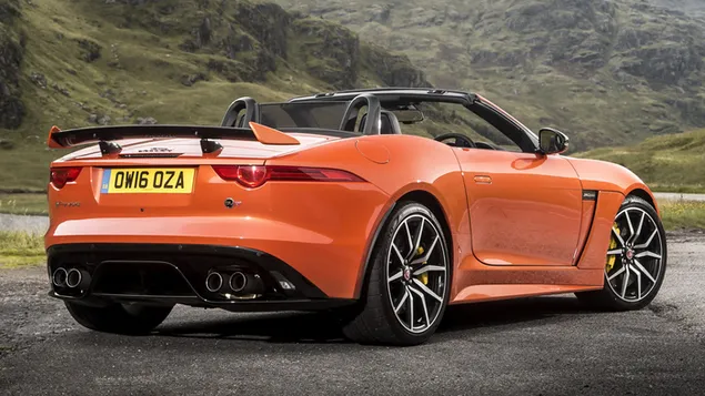 Jaguar F-Type SVR Convertible 2016 08 HD wallpaper
