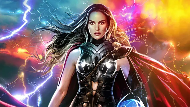 muat turun jane foster (lady thor) | thor love and thunder (filem marvel)