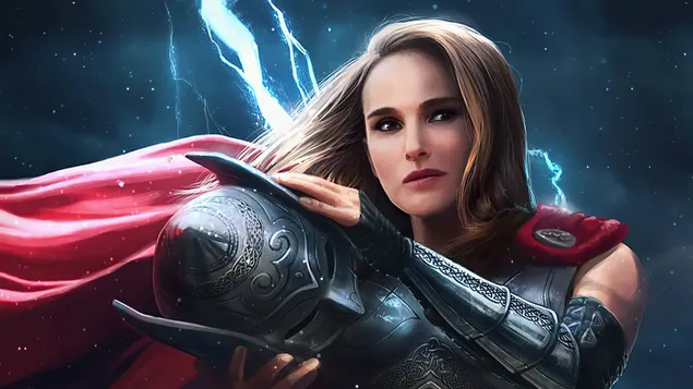 muat turun jane foster (lady thor) - thor love and thunder (filem marvel)