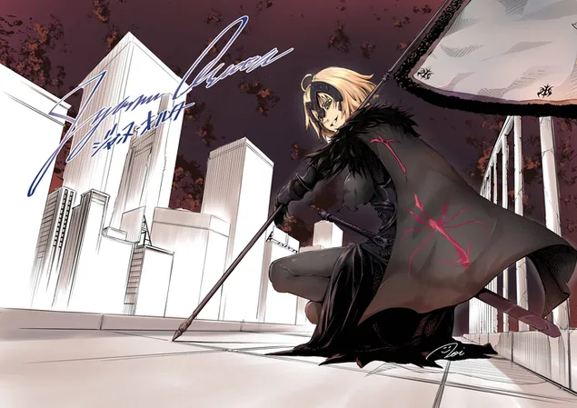 Жана Д' Арк (Алтер) - Големиот ред на судбината 4K тапет