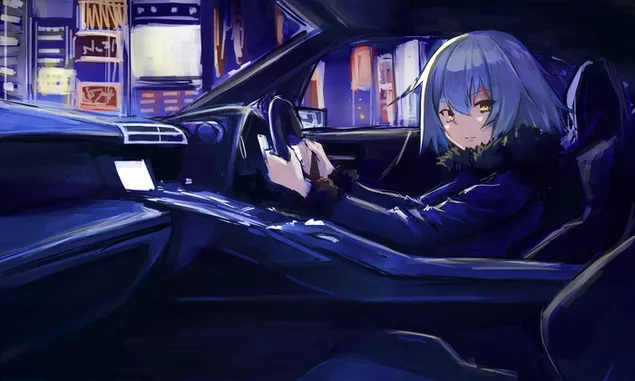 Jeanne D' Arc (Alter) in Car 2K wallpaper