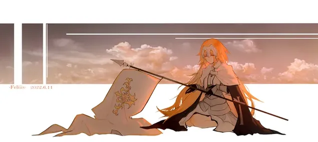 Jeanne d'Arc iz Sudbine/Velikog reda 8K pozadina