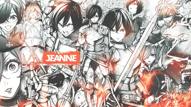 Jeanne D'Arc iz Majo Taisen: Rat pohlepnih vještica HD pozadina