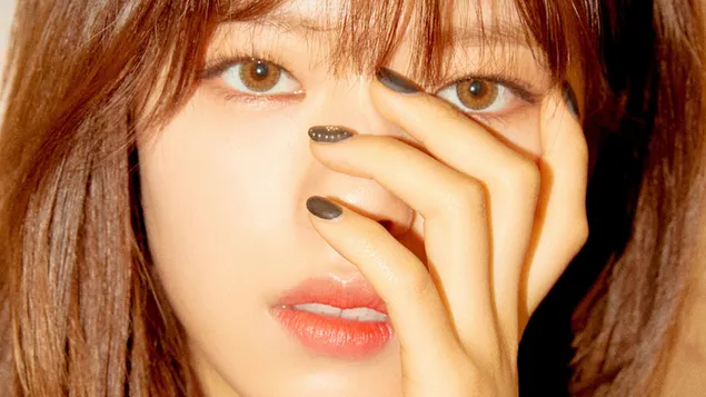 트와이스(K팝 밴드)의 'Fancy You' 뮤직비디오 촬영 중 정연 4K 배경화면