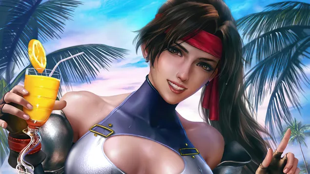 Páipéar balla Jessie Rasberry - Final Fantasy VII Remake [Video Game]4K