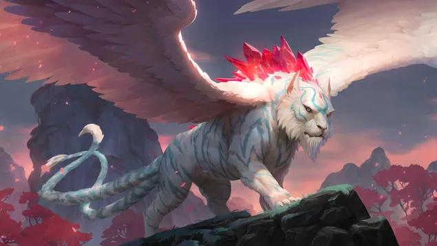 Brangakmeniais papuoštas gynėjas („Legends of Runeterra“) – Legendų lyga (LOL) 4K ekrano užsklanda