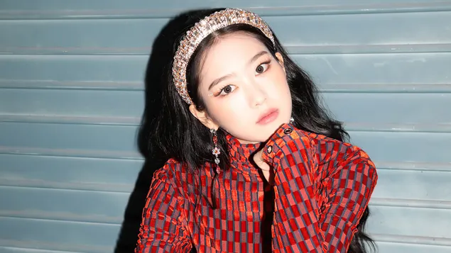 '논스톱' 뮤직비디오 촬영 중인 지호(2020) from 'Oh My Girl'(K-Pop Band) 4K 배경화면