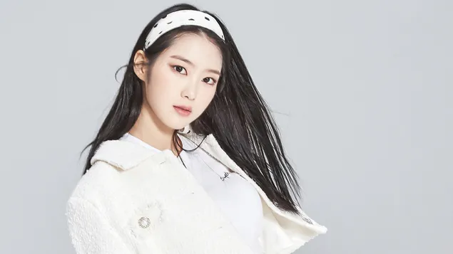 '오마이걸'의 '논스톱' 뮤직비디오 촬영(2020) 속 지호 [K팝 밴드] 4K 배경화면