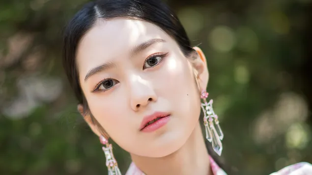 '오마이걸'의 '논스톱' 뮤직비디오 촬영 중인 지호[2020] [K팝 밴드] 4K 배경화면