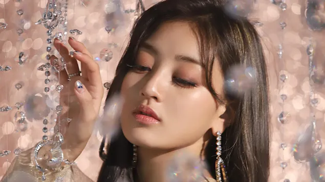 트와이스의 'Feel Special' MV 화보 속 지효 [K팝 밴드] 4K 배경화면