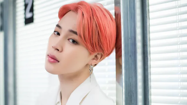 Jimin dalam 'Boy With Luv' MV Photoshoot daripada BTS [Bangtan Boys] 4K kertas dinding