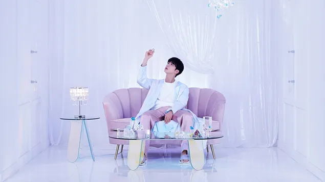 Jin in 'BE' MV Shoot (2020) from BTS (Bangtan Boys)