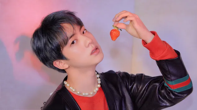 Jin dans le tournage de "Map of The Soul : Persona" de BTS [Bangtan Boys] 4K fond d'écran