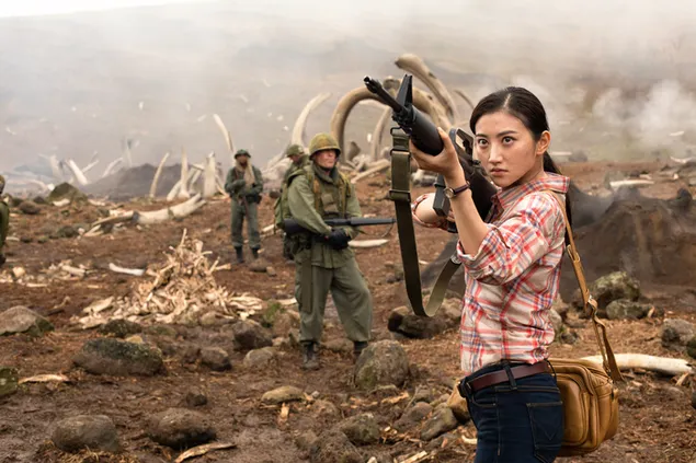 Hình nền Jing Tian, ​​Kong: Skull Island 4K