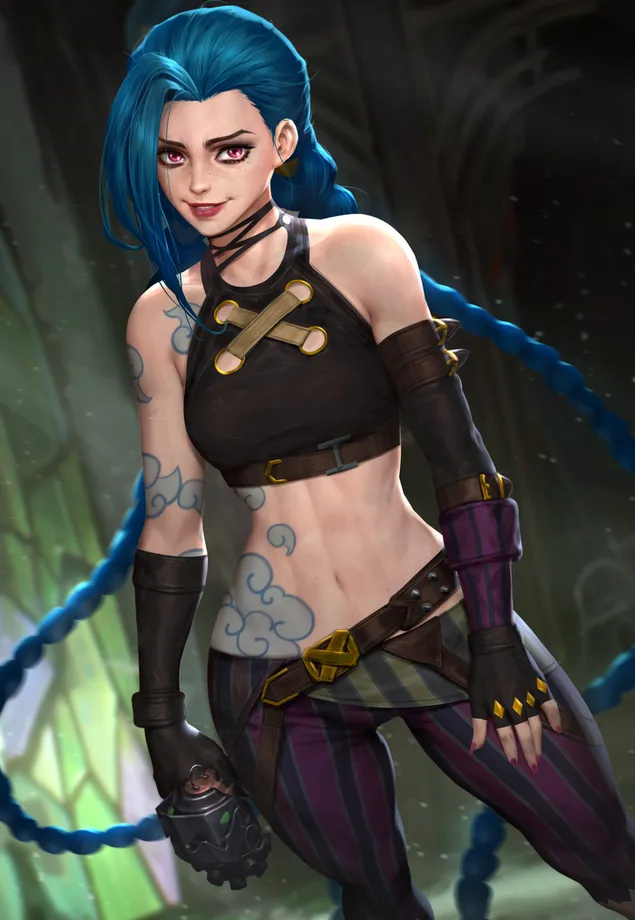 jinx - sininen twintails lataa