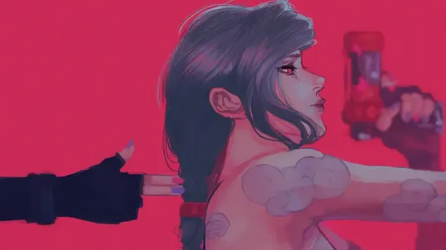 Taustpilt Jinx (Fanart) – League of Legends (LOL) 4K