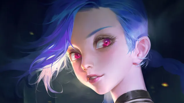 Jinx (Fantasy Art) - 英雄联盟 (LOL) 4K 壁纸