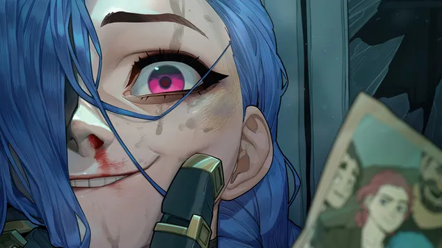 Jinx 在“奥术”Netflix 系列 - “英雄联盟”中 4K 壁纸