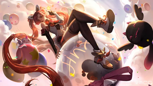 Páipéar balla Jinx | League of Legends (LOL)4K