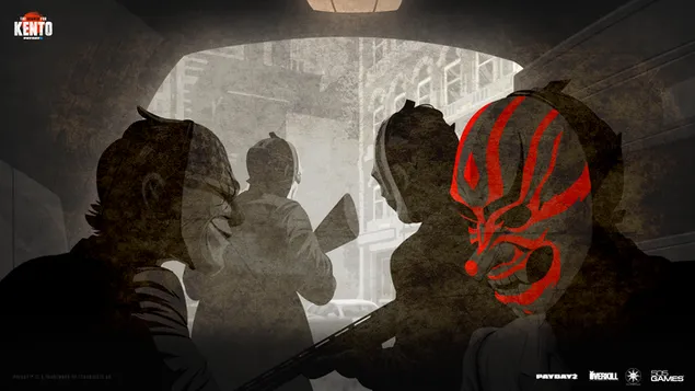 Hình nền Jiro và Clan of Payday 4K