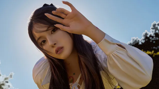 來自 NMIXX（Kpop 樂隊）的 Jiwoo - Love Me Like This MV Shoot 4K 壁紙