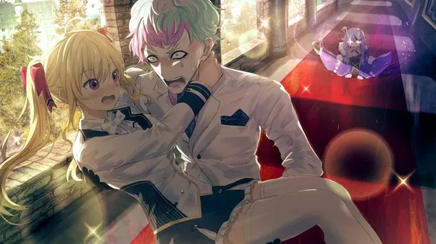 Joe Rikiichi, Rindou Mikoto and Takamiya Rion from Virtual youtuber HD wallpaper