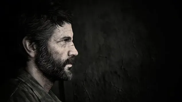 Páipéar balla Joel ó The last of Us Cuid 1 remake4K