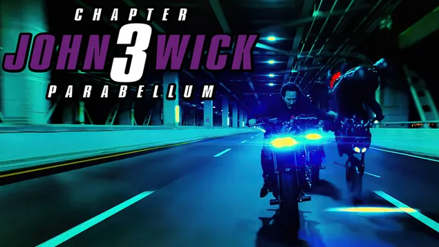 Џон Вик: Поглавје 3 - Борба со мотор со парабелум 8K тапет