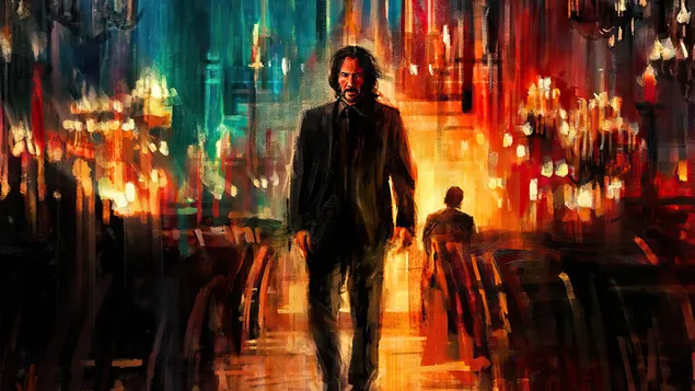 John Wick: Poglavlje 4 Crkveni plakat 4K pozadina