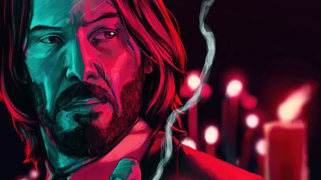 john wick: chuong 4 keanu reeves poster tai xuong