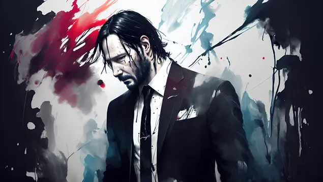 Poster u boji filma John Wick: Poglavlje 4 (2023 filma) 2K pozadina