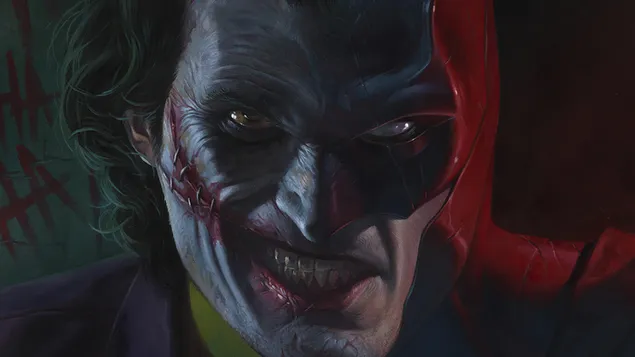 Joker & Batman DC Collab 4K วอลเปเปอร์