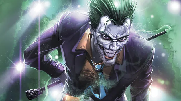 Joker mal risa DC 4K fondo de pantalla