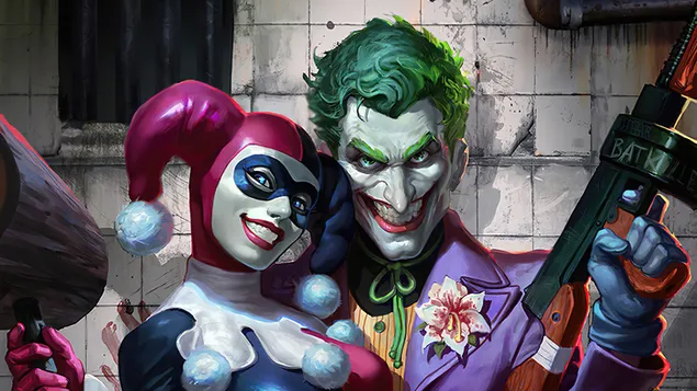 Joker Harley Quinn 4K wallpaper
