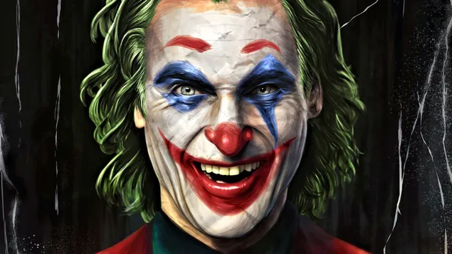 Joker laughing poster 4K wallpaper