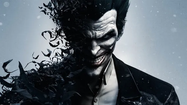 Joker looks evil