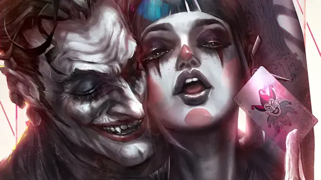 joker & punchline dc comics brgyry khnyd