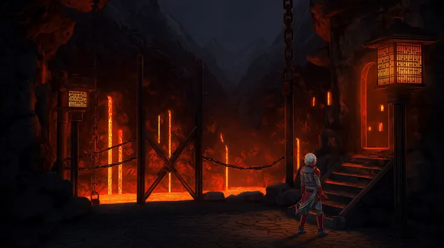 Dai Zhao Gu Lao De Deng Long Chuan Yue Chi Re De Dong Xue  Xia Zai