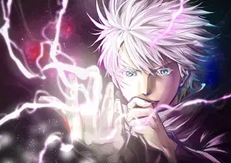 Jujutsu Kaisen (Anime) - Satoru Gojou (Jujutsu varázsló) 4K háttérkép