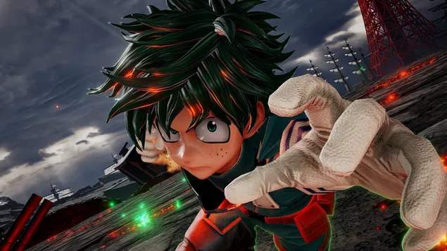 Ταπετσαρία Jump Force (2019) βιντεοπαιχνίδι - Izuku Midoriya 4K