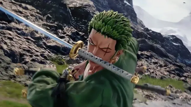 Páipéar balla Léim Force, Zoro Roronoa4K