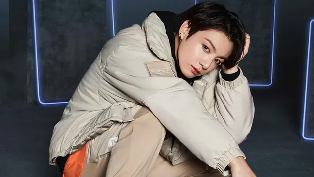 Jungkook a 'Fila' Shoot (2020) című filmben a BTS-től [Bangtan Boys] 4K háttérkép