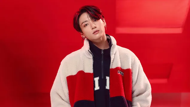 防彈少年團 (Bangtan Boys) 'Fila' Shoot [2020] 中的柾國 4K 壁紙