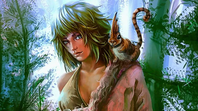 Jungle Held 4K achtergrond