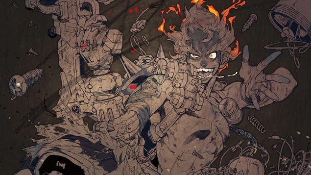Junkrat (Anime FA) - Overwatch (Video Game) 4K wallpaper