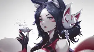 K/DA '아리' (애니 FA) - 리그 오브 레전드 (LOL) 4K 배경화면