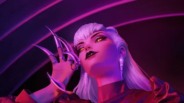 Taustakuva K/DA 'Evelynn' (Villain) - League of Legends (LOL) 4K