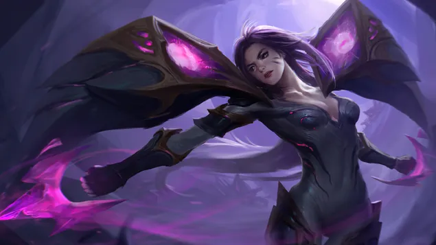 K/DA 卡莎 (虛空之女) - 英雄聯盟 (LOL) 4K 壁紙